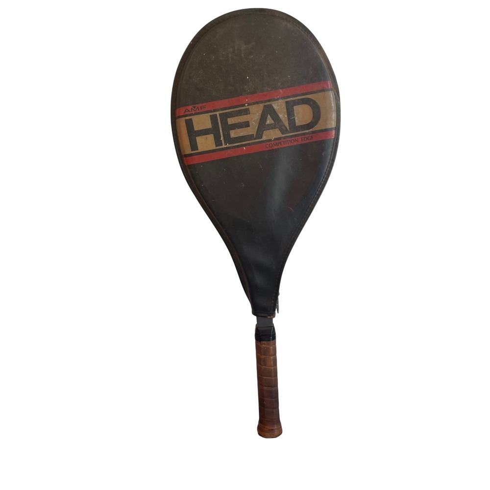 HEAD Arthur Ashe Competition Edge AMF Vintage Tennis Racquet USA Made w/ Cover
